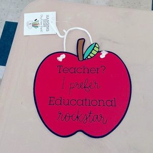 πCHRISTMAS GIFTSπ #TeacherLife π Hanging Sign with Dry Erase Back